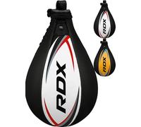 RDX Palla Veloce Boxe, Vacchetta Pelle Speedball, Pera da Boxe con Gancio Soffitto per Muay Thai MMA Pugilato Sacco Punzonatura Allenamento di velocità Combattimento Sport Fitness Boxing Speed Bag
