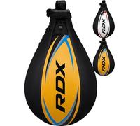 RDX Palla Veloce Boxe, Vacchetta Pelle Speedball, Pera da Boxe con Gancio Soffitto per Muay Thai MMA Pugilato Sacco Punzonatura Allenamento di velocità Combattimento Sport Fitness Boxing Speed Bag