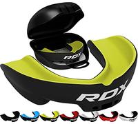 RDX Paradenti Boxe, Paradent per Gli Sport da Unisex Combattimento, Rugby, Football Americano, Kick Boxing, Muay Thai, Karate e MMA, Ideale facilmente adattabile con custodia, Junior sotto i 12 anni