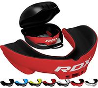 RDX Paradenti Boxe, Paradent per Gli Sport da Unisex Combattimento, Rugby, Football Americano, Kick Boxing, Muay Thai, Karate e MMA, Ideale facilmente adattabile con custodia, Junior sotto i 12 anni
