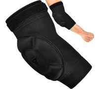 RDX Paragomiti Boxe Gomitiera Supporto, Imbottita Tutore MMA Muay Thai Gomito, Antiscivolo Elastica Avambraccio Protezione Compressione Elbow Pads, Gomitiere Fascia Pallavolo Epicondilite, Uomo Donna