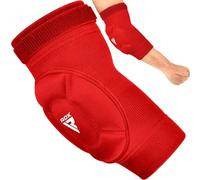 RDX Paragomiti Boxe Gomitiera Supporto, Imbottita Tutore MMA Muay Thai Gomito, Antiscivolo Elastica Avambraccio Protezione Compressione Elbow Pads, Gomitiere Fascia Pallavolo Epicondilite, Uomo Donna