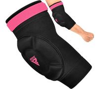 RDX Paragomiti Boxe Gomitiera Supporto, Imbottita Tutore MMA Muay Thai Gomito, Antiscivolo Elastica Avambraccio Protezione Compressione Elbow Pads, Gomitiere Fascia Pallavolo Epicondilite, Uomo Donna