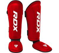 RDX Paratibia Kick Boxing Muay Thai, Approvato da SMMAF, Maya Hide Pelle Protettivo Paratibie, Parastinchi Piedi Protezione Shin Guard per MMA Allenamento Sparring Arti Marziali Boxe Karatè BJJ, Uomo