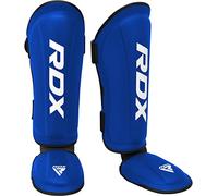 RDX Paratibia Kick Boxing Muay Thai, Approvato da SMMAF, Maya Hide Pelle Protettivo Paratibie, Parastinchi Piedi Protezione Shin Guard per MMA Allenamento Sparring Arti Marziali Boxe Karatè BJJ, Uomo