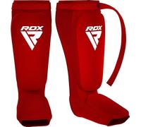 RDX Paratibia MMA Kick Boxing Muay Thai, Approvato da SATRA, Protettivo Imbottita Paratibie, Parastinchi Piedi Protezione Shin Guard per Allenamento Sparring Arti Marziali Boxe Karatè, Uomo Donna