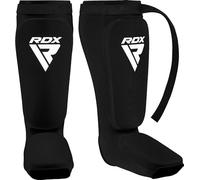 RDX Paratibia MMA Kick Boxing Muay Thai, Approvato da SATRA, Protettivo Imbottita Paratibie, Parastinchi Piedi Protezione Shin Guard per Allenamento Sparring Arti Marziali Boxe Karatè, Uomo Donna