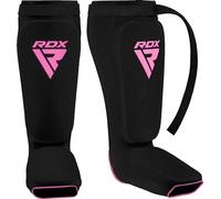 RDX Paratibia MMA Kick Boxing Muay Thai, Approvato da SATRA, Protettivo Imbottita Paratibie, Parastinchi Piedi Protezione Shin Guard per Allenamento Sparring Arti Marziali Boxe Karatè, Uomo Donna