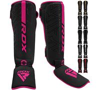 RDX Protezione Tibia Boxe Thai Kick Boxing Arti Marziali MMA Allenamento, Maya Hide Pelle Kara Protege Tibia Muay Thai Krav Maga Sparring BJJ Karate e Combattimento Libero Training Piede Protezione