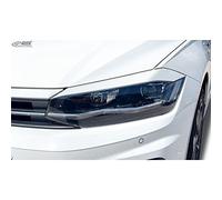 RDX Racedesign Palpebre fari compatibile con Volkswagen Polo (AW) 2017- (ABS)