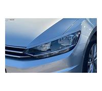 RDX Racedesign Palpebre fari compatibile con Volkswagen Touran (5T) 2015- (alogeno) (ABS)