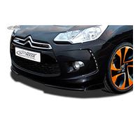 RDX Racedesign RDFAVX30204 Spoiler Anteriore, Nero | Compatibile con CITROEN DS3 (2010-2016)
