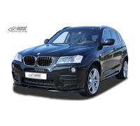 RDX Spoiler Anteriore Sottoparaurti X3 F25 Pacchetto-M Sport -2014 approccio Anteriore Labbro Spada VARIO-X