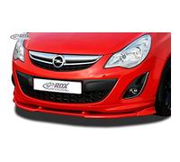 RDX Racedesign RDFAVX30692 spoiler anteriore vario-x Corsa D Facelift opc-line 2010- (PU), nero