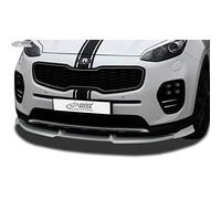 RDX Racedesign RDFAVX30732 spoiler anteriore vario-x Sportage (QL) 2016- (PU), nero