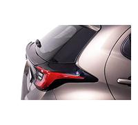 RDX Racedesign Spoiler posteriore compatibile con Toyota Yaris 2020- (ABS), Black