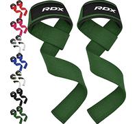 RDX Straps Palestra, Cinghie Sollevamento Pesi Fascette per Stacchi, 5MM Neoprene Imbottita Supporto Polsa, Gym Fitness Lifting Bodybuilding Powerlifting Allenamento Accessori Fasce Polsi