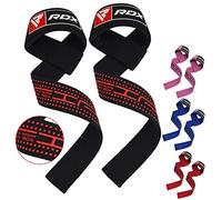 RDX Straps Palestra, Cinghie Sollevamento Pesi Fascette per Stacchi, 5MM Neoprene Imbottita Supporto Polsa, Gym Fitness Lifting Bodybuilding Powerlifting Allenamento Accessori Fasce Polsi, Uomo Donna