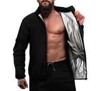 RDX Tuta Sauna Dimagrante Uomo Donna, Reach Oeko Tex 100 Certificato, Tuta per Sudare Tute Tuta Termica, Tute Sportive Sudorazione Sport Fitness Boxe MMA Palestra Yoga Allenamento Top Pantaloni Set