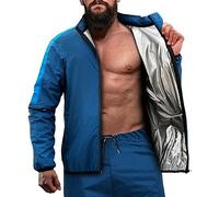 RDX Tuta Sauna Dimagrante Uomo Donna, Reach Oeko Tex 100 Certificato, Tuta per Sudare Tute Tuta Termica, Tute Sportive Sudorazione Sport Fitness Boxe MMA Palestra Yoga Allenamento Top Pantaloni Set
