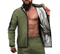 RDX Tuta Sauna Dimagrante Uomo Donna, Reach Oeko Tex 100 Certificato, Tuta per Sudare Tute Tuta Termica, Tute Sportive Sudorazione Sport Fitness Boxe MMA Palestra Yoga Allenamento Top Pantaloni Set