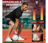 RDX Uomo Sauna T-Shirt Gilet Sudore, Gilet Modellante Fitness Manica Corta Palestra Sudore Sportivo Body Shaper Allenamento Yoga Bodybuilding Running, più Taglie e Colori
