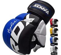 RDX X3 Guanti da Allenamento MMA in Neoprene, Uomo, Blu, M