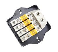 Rdxanc 1 via/2 vie/3 vie/4 vie 80A fusibili di distribuzione di energia blocco unità bus di terra per auto sistemi audio Vedio gestione dell'alimentazione