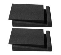 Rdxanc 2 cuscinetti in schiuma ammortizzanti per altoparlanti con design antiscivolo per migliorare il suono e la stabilità sul desktop