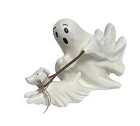 Rdxanc 2025 Halloween Spettro Doggy Statua Decorazione Divertente Resina Spettro Horror Spectre Ornamenti Desktop Adatto
