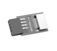 Rdxanc Adattatore di estensione USB 2.0 9 pin maschio a tipo E femmina da pannello frontale a 9 pin per scheda madre desktop adattatore di connessione computer