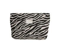 Rdxanc Borsa portaoggetti per trucchi in tela, organizer per la casa, con motivo leopardato, portatile, per donne alla moda, come da immagine, as the picture shows