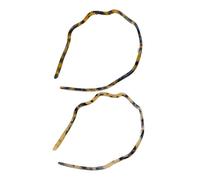 Rdxanc Confezione da 2 fasce per capelli sottili in acetato ondulato, per donne e ragazze, eleganti fasce antiscivolo per uso quotidiano, feste e abbigliamento da lavoro