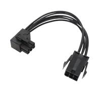 Rdxanc Efficient Power - Cavo a 6 pin per schede grafiche con design angolato per case PC Space Limited, facile da installare, adattatore GPU maschio a femmina