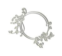 Rdxanc Fustella a forma di corona di fiori per scrapbooking, creazione di biglietti, album fotografici, decorazioni in rilievo, fustelle in acciaio al carbonio