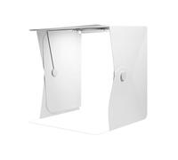 Rdxanc Scatola trasportabile flessibile dello studio della foto con costruito in radianze del LED per la fotografia del piccolo prodotto dell'alimento dei gioielli 30cm 40cm sfondo bianco