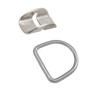 Rdxanc Supporto per serbatoi di immersione con anelli a D Morsetti flessibili Facile installazione ARA Serbatoi di immersione Cilindro Anelli D Supporto per fascette stringitubo