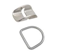 Rdxanc Supporto per serbatoi di immersione con anelli a D Morsetti flessibili Facile installazione ARA Serbatoi di immersione Cilindro Anelli D Supporto per fascette stringitubo