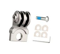 Rdxanc Supporto pieghevole per luce forcella per bici Base di estensione Supporto per computer leggero per pendolari in città Facile da installare supporto per luce bici