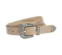 RDYBGBD Cinture Cintura Larga da Donna in Stile Punk Versatile E alla Moda Tempestata di Stelle A Cinque Punte, Denim Unica-Cachi-Lunghezza 107 Larghezza 2,8