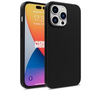 Rdyi6ba8 Custodia ecologica iPhone 15 Pro, fibra vegetale biodegradabile e compostabile e TPU morbido, Custodia protettiva contro le cadute per iPhone 15 Pro 6.1", Nero