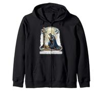 Re Baldovino IV Croce di Gerusalemme cattolica Felpa con Cappuccio