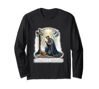 Re Baldovino IV Croce di Gerusalemme cattolica Maglia a Manica