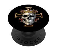 Re Baldovino IV Croce di Gerusalemme cattolica PopSockets PopGrip Adesivo