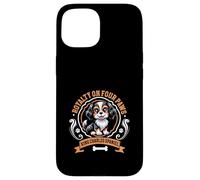 Re Carlo Spaniel Custodia per iPhone 15