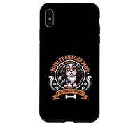 Re Carlo Spaniel Custodia per iPhone XS Max