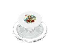 Re Cobra abbraccia e sibila Amante dei serpenti Rettili PopSockets PopGrip per MagSafe