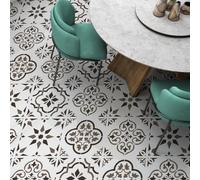 RE-COVERTILES - Stencil da Muro per Pittura e Decorazione | Flessibili Lavabili e Riutilizzabili | per Pareti, Pavimenti e Mobili | Decalcomanie | Carta da Parati | Piastrelle | Set 4pz 20x20 cm