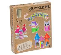 Re Cycle Me-Sirena Recycling Modelli 5 progetti artistici, Creativo per Bambini dai 4 Anni in su, Kit per bricolage con Materiali per la casa, Recycle Mich, Mix Fai da Te, Colore, Bastelmix, DEFG1060