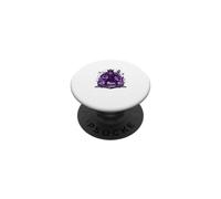 Re degli Scacchi Fantasia Magia Viola PopSockets PopGrip Adesivo